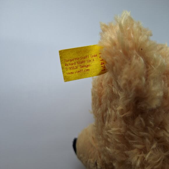 Steiff Flynn 11" Handmade Light Brown Teddy Bear 111471 Plush Stuffed Animal Toy - Picture 10 of 10